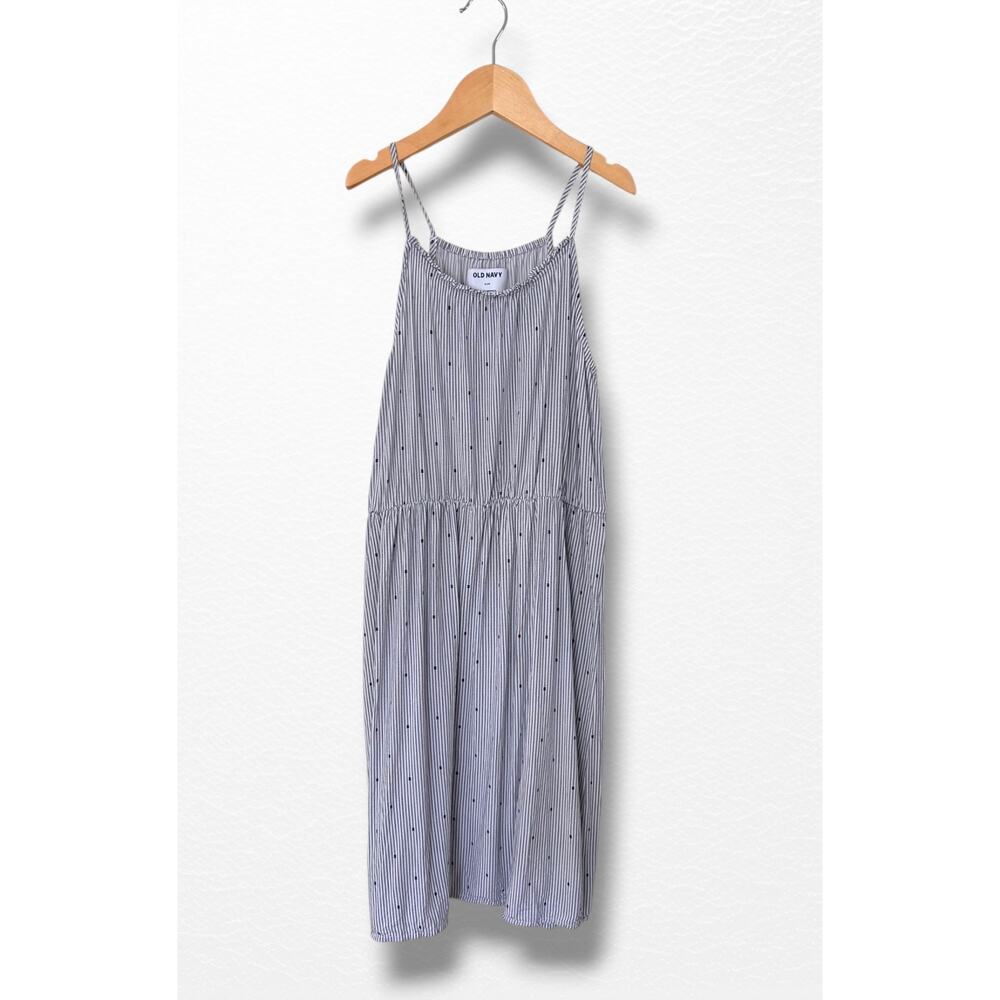 Old Navy Girls’ Chambray Stripe Cami Dress, Size 14
